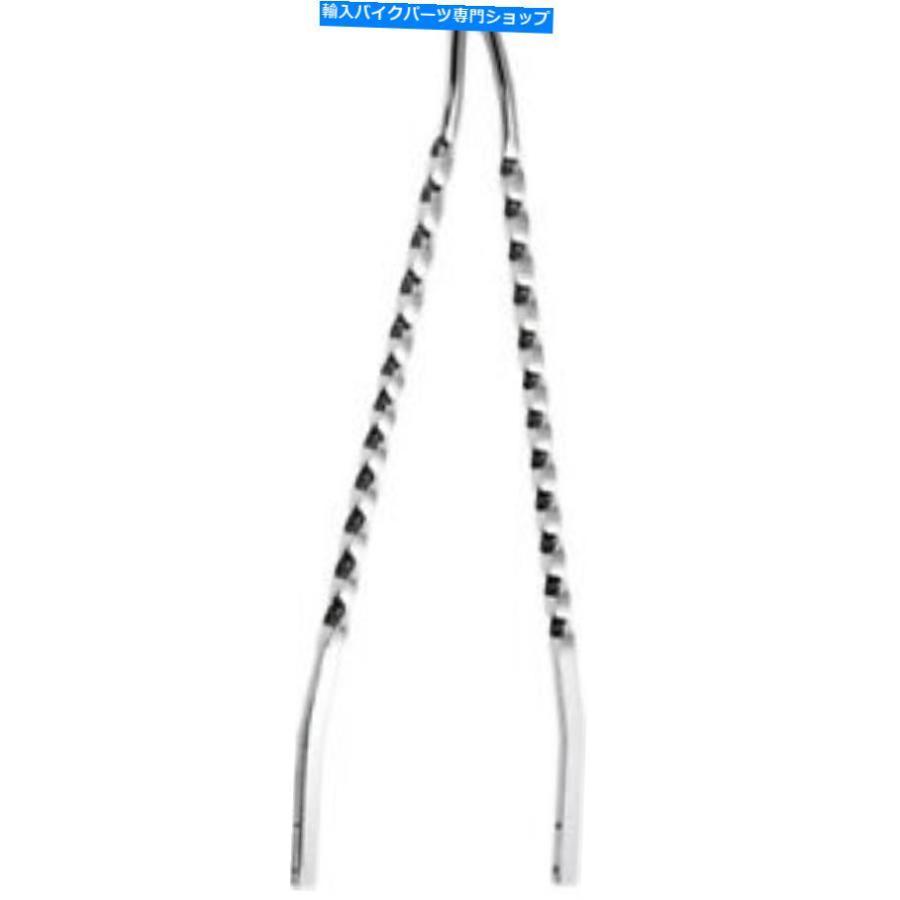 クロームパーツ サイクルビジョンCV8041ツイストスティックSissy Bar 18 In Chrome 1501-0479 Cycle Visions CV8041 Twisted Sticks Sissy Bar 18in C