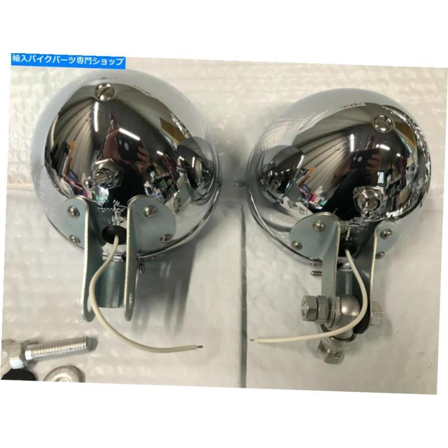 クロームパーツ Harley 11366-38ガイドS-H2スポットランプKnucklehead