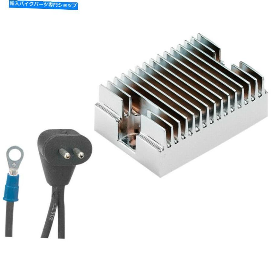クロームパーツ アクセルソリッドステートクローム電圧レギュレータハーレー84-88 EVOビッグツインRE 74513-82 Accel Solid State Chrome Voltage Reg