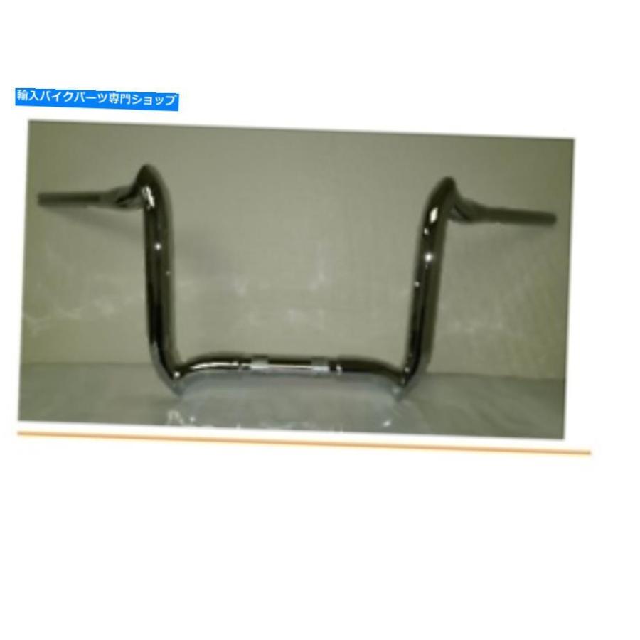 クロームパーツ ハーレー1-1 / 2 \"Crook's Handlebars Chrome 20\" 20インチの配線のために掘削された Harley 1-1/2\" Crook's Handlebars Chrome 20\" R