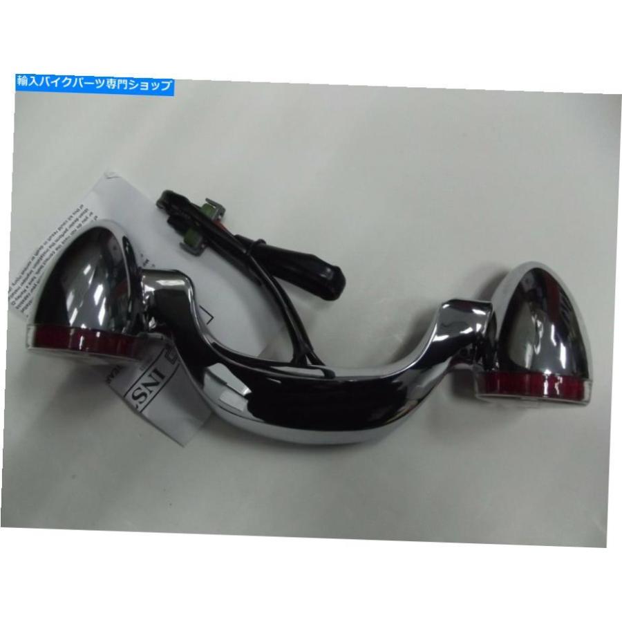 クロームパーツ ハーレーダビッドソンLED BULLETターンシグナルリアレッドクローム67800491 Harley Davidson LED Bullet Turn Signal Rear Red Chromeの画像
