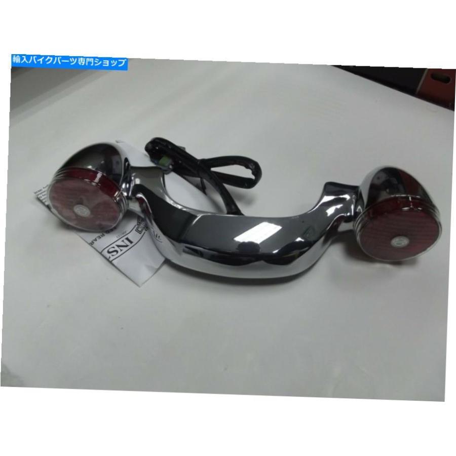 クロームパーツ ハーレーダビッドソンLED BULLETターンシグナルリアレッドクローム67800491 Harley Davidson LED Bullet Turn Signal Rear Red Chromeの画像