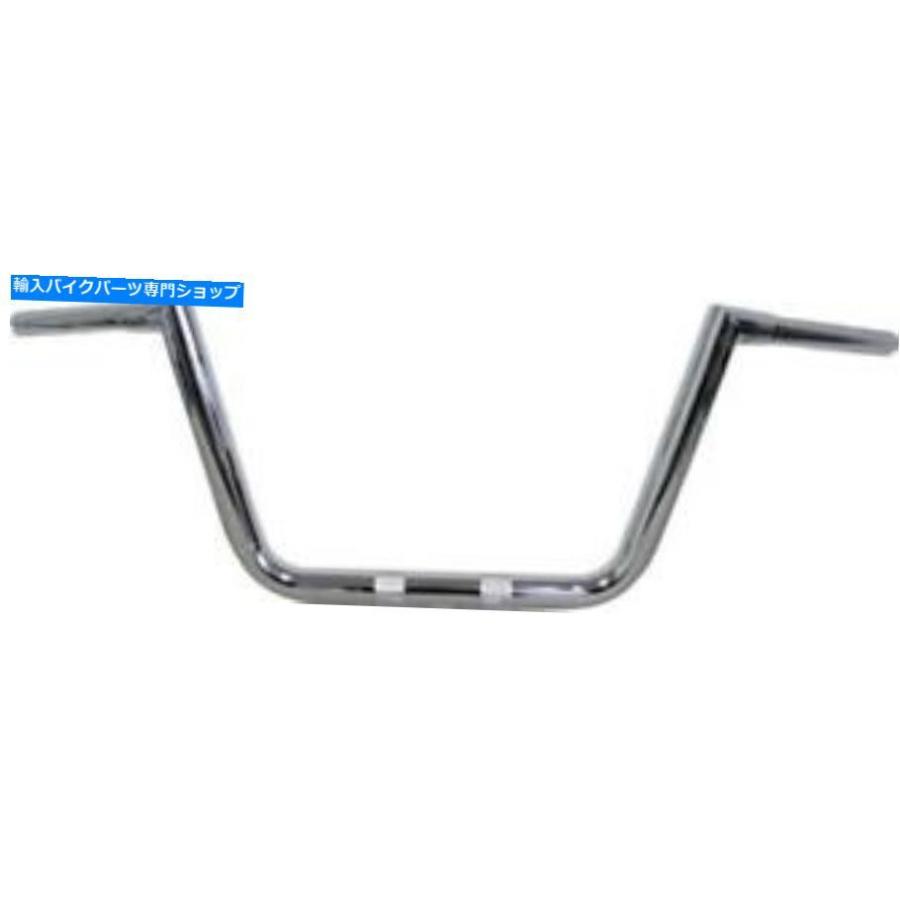 クロームパーツ La Choppers 1-1 / 4in。 HEFTYツインピークハンドルバー10 Chrome Harley-Davidson LA Choppers 1-1/4in. Hefty Twin Peaks Handleba