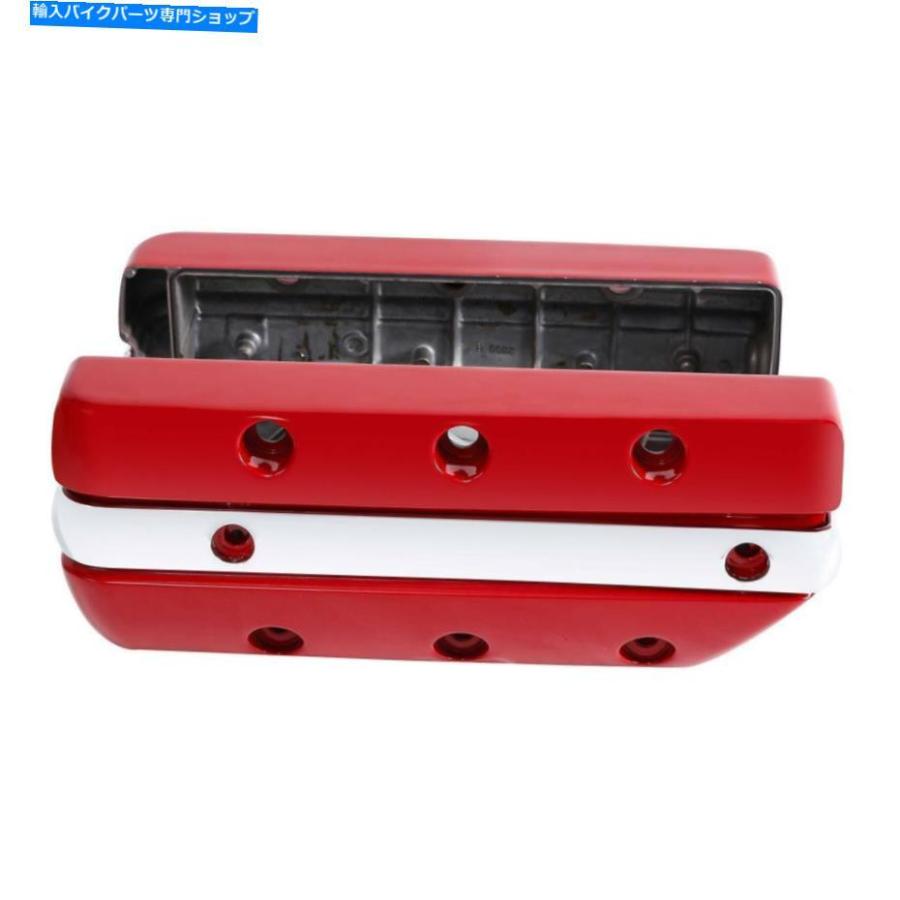 クロームパーツ 赤いクロームシリンダーヘッドバルブカバーフィットホンダゴールドウィングGL1800 1800 01-17 16 Red Chrome Cylinder Head Valve Covの画像