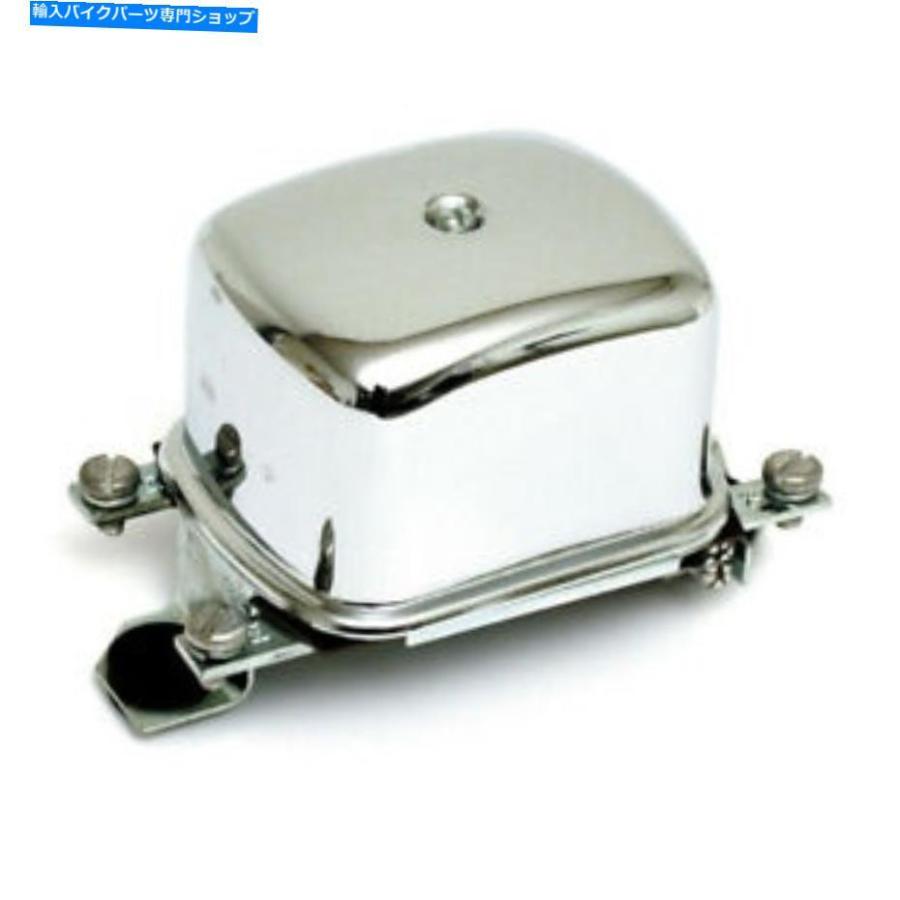 クロームパーツ アクセルオルタネーターレギュレータメカニカル6V、Chrome、Harley Davidson 52-64 Accel Alternator Regulator Mechanical 6V, Chrom