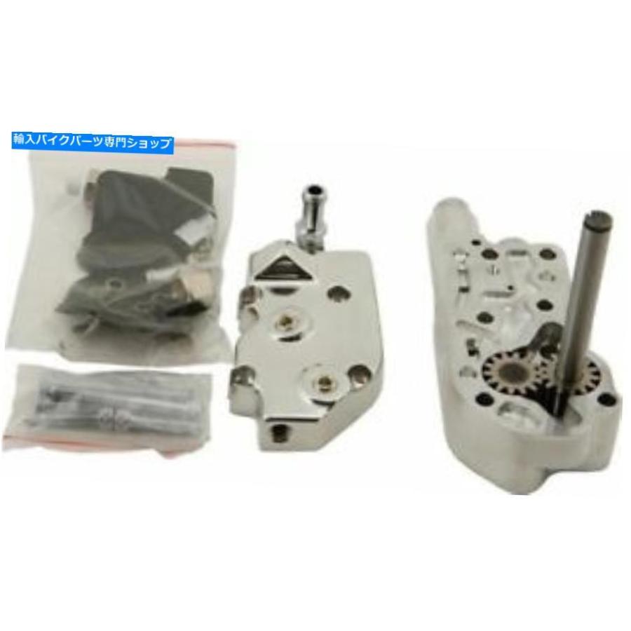 クロームパーツ ハーリー - ダビッドソンクローム301497のためのハードドライブオートバイビレットオイルポンプ HardDrive Motorcycle Billet Oil Pum