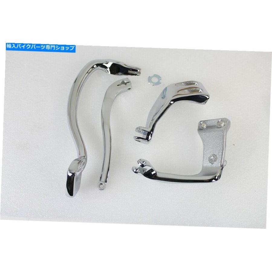 クロームパーツ V-Twin 22-0956クロムさらに前方へMIDコントロールキットフットペグDYNA FXD 06-17 V-Twin 22-0956 Chrome Further Forward Mid Contrの画像