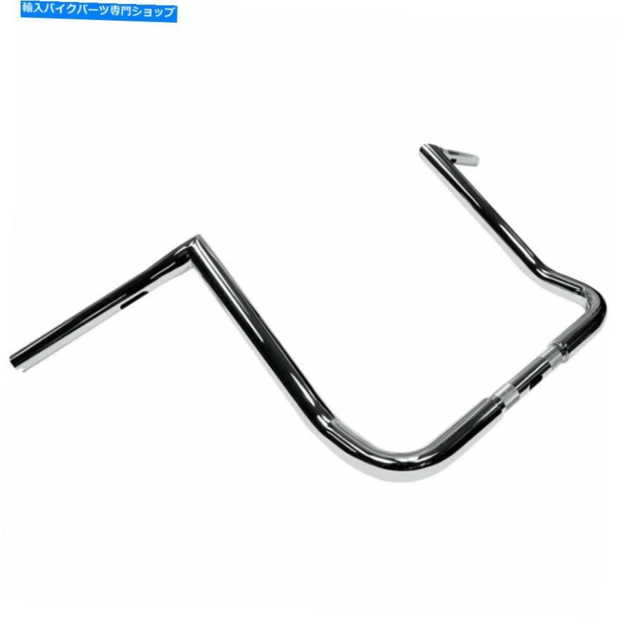 クロームパーツ La Choppers Chrome 14 \"1996-2019ハーレイツーリングのためのツインピークハンドルバー LA Choppers Chrome 14\" Twin Peaks Handlebaの画像