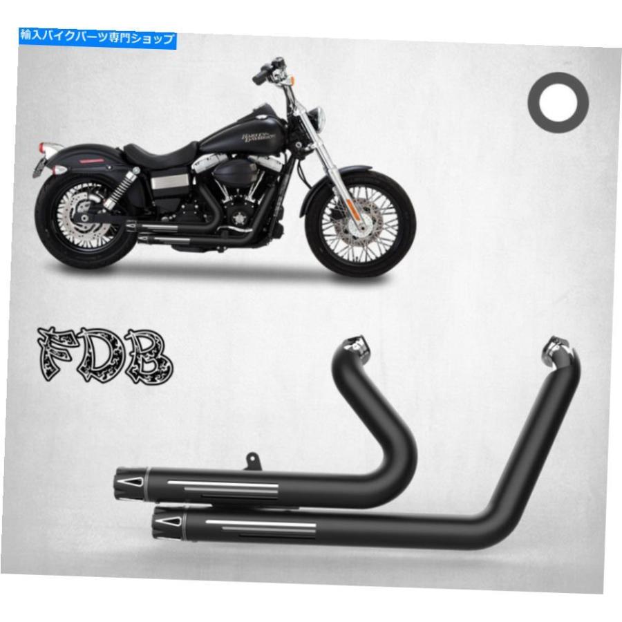 クロームパーツ Harley 2006-17 Dyna FXDF C W GワイドグライドMブラックエキゾースト移動スター Fit For Harley 2006-17 DYNA FXDF C W G Wide Glide