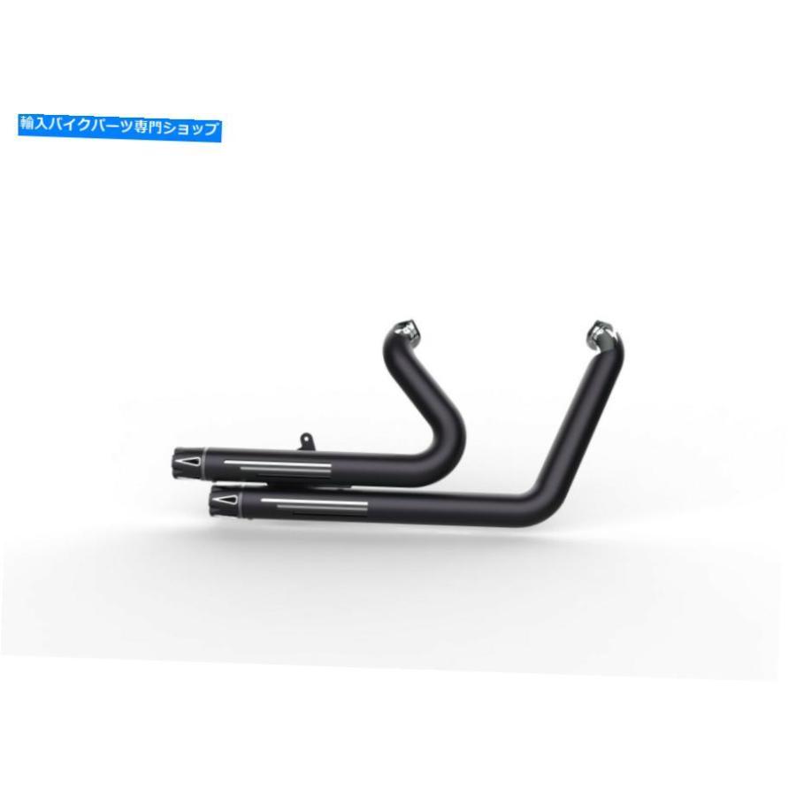 クロームパーツ Harley 2006-17 Dyna FXDF C W GワイドグライドMブラックエキゾースト移動スター Fit For Harley 2006-17 DYNA FXDF C W G Wide Glideの画像