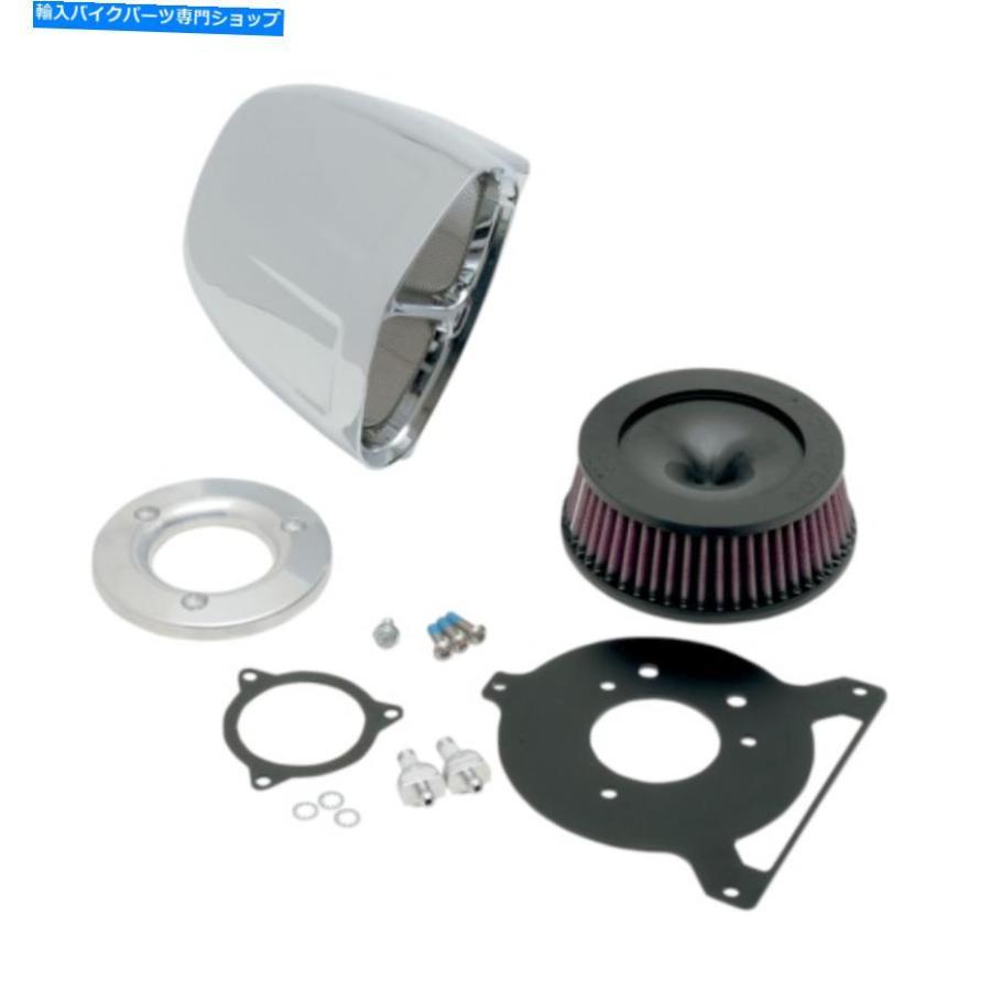 クロームパーツ ハーレーモデルのためのコブラPowrflo空気摂取キット - Chrome - 606-0100 Cobra Powrflo Air Intake Kits for Harley models - Chromの画像