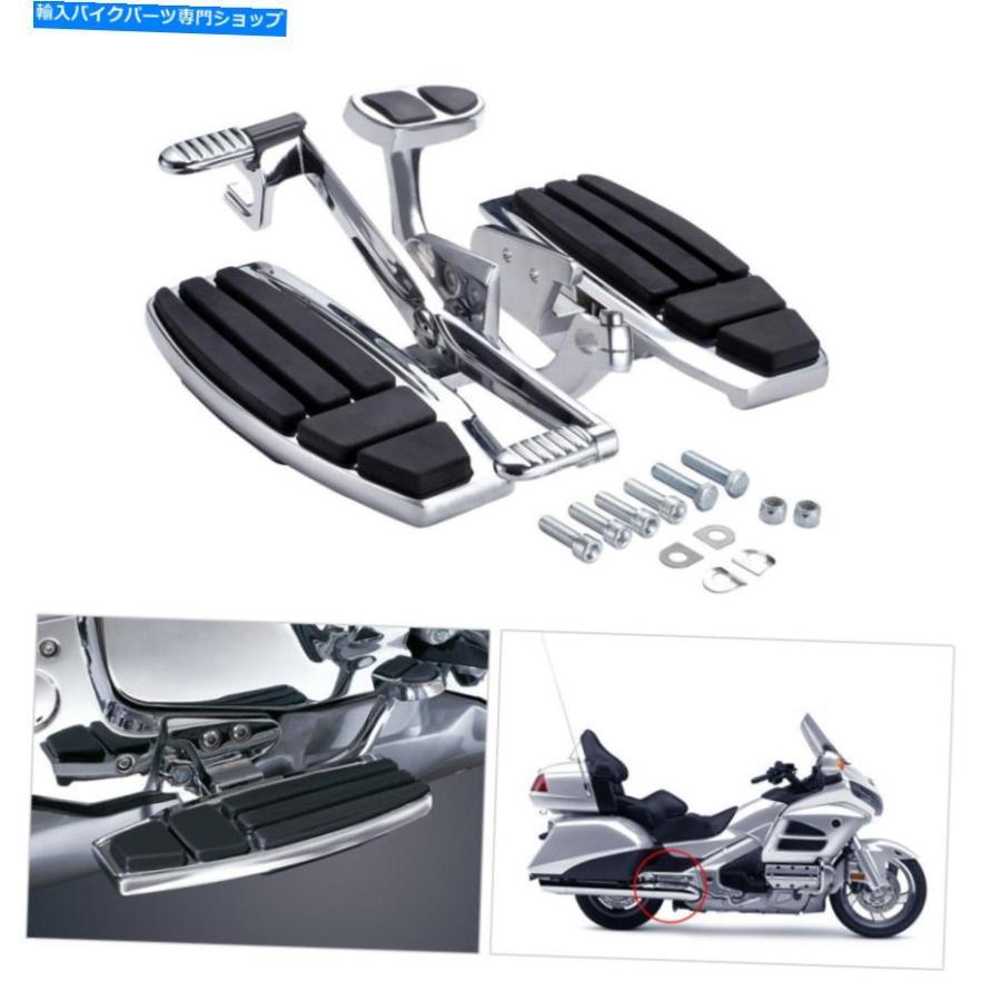 クロームパーツ ホンダゴールドウィングGL1800 01-17 F6B 2013-2017 15のための運転手の足板の床板を設定 Driver Footboard Floorboard Set For Honda