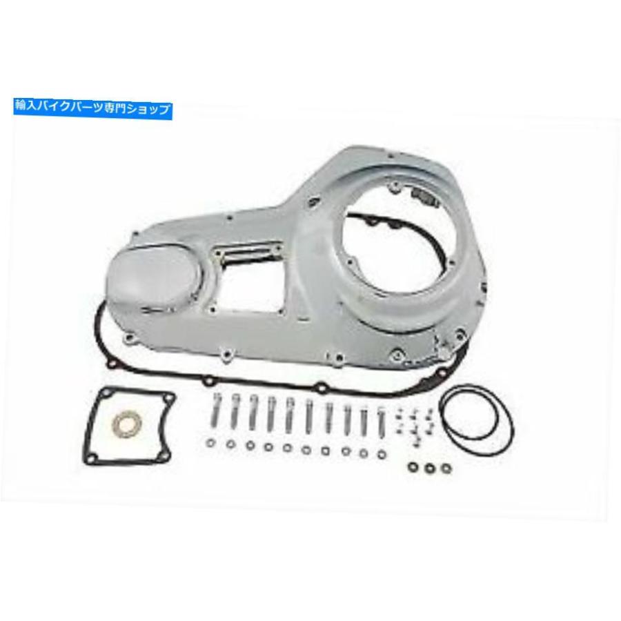 クロームパーツ Harley Davidsonによるクロム外側カバーキットV-Twin Chrome Outer Primary Cover Kit for Harley Davidson by V-Twin