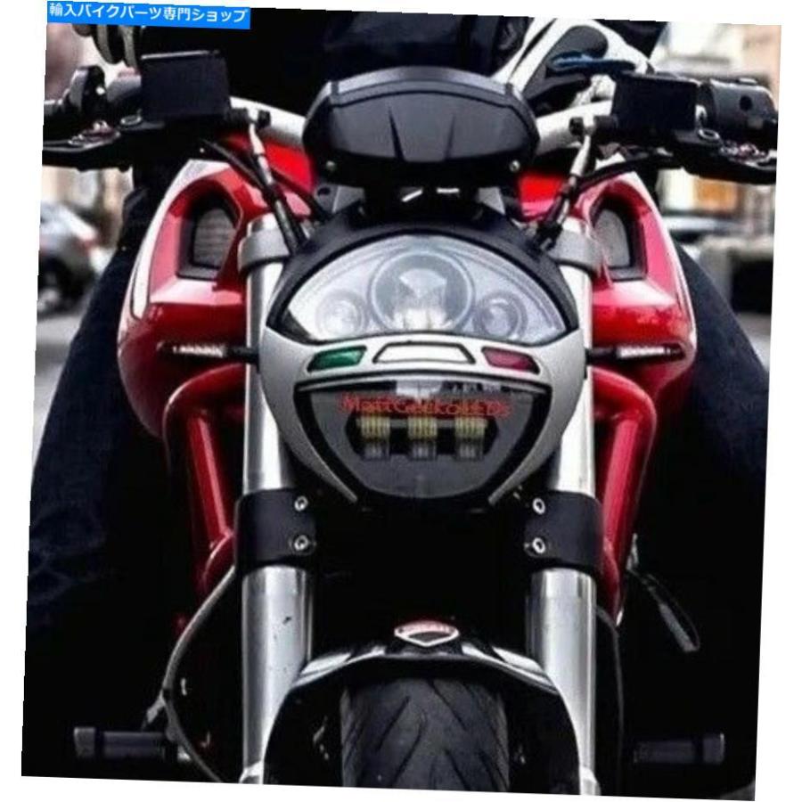 クロームパーツ LEDプロジェクションヘッドライト（Chrome）.......... Ducati Monster LED Projection Headlight (chrome) .......... Ducati Monsteの画像
