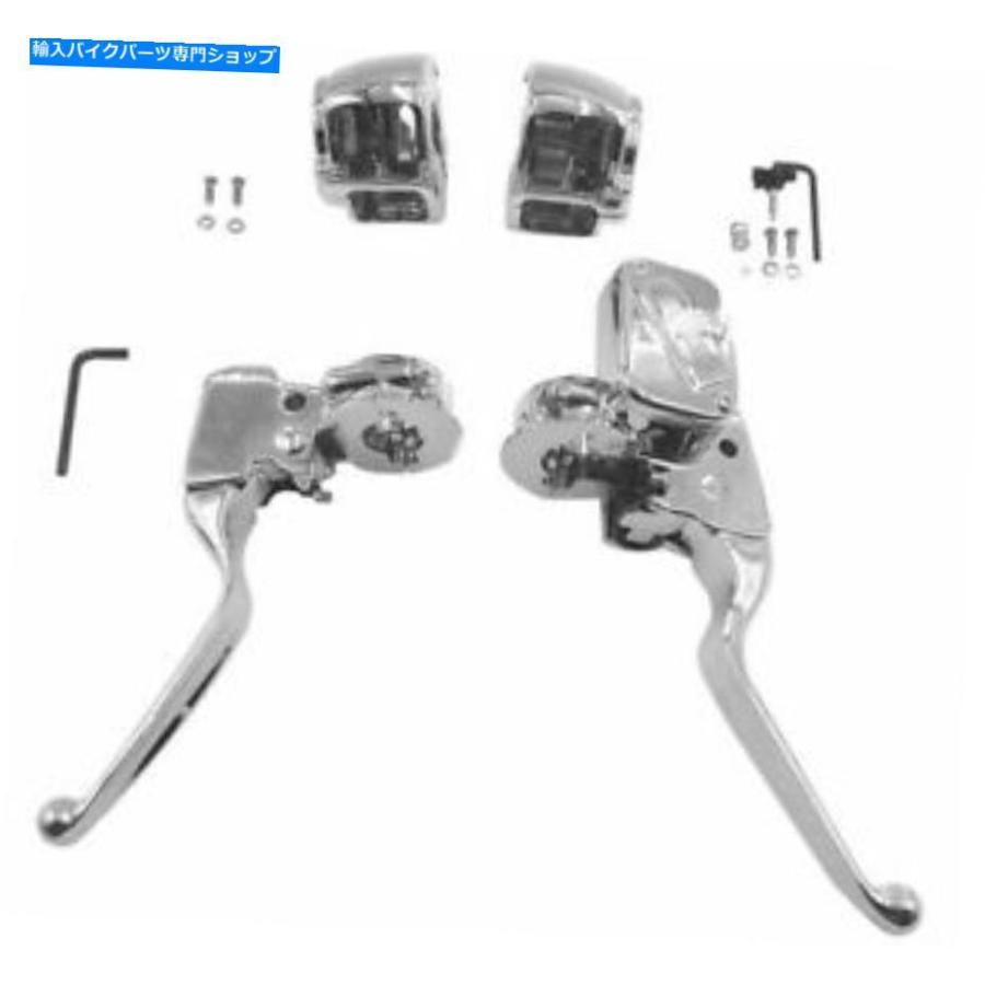 クロームパーツ Bikerの選択ハンドルバーコントロールキットクロムスイッチ53454 Biker's Choice Handlebar Control Kits Chrome Without Switches 53
