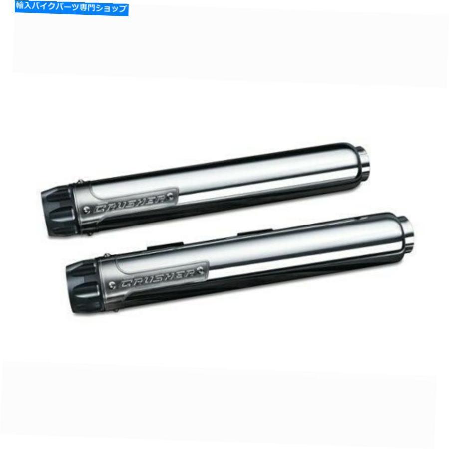 クロームパーツ クラッシャーパルフクレアキンクロームマーベリック2.5 \"スリップオンマフラー15-16インドスカウト Crusher Perf Kuryakyn Chrome Mavの画像
