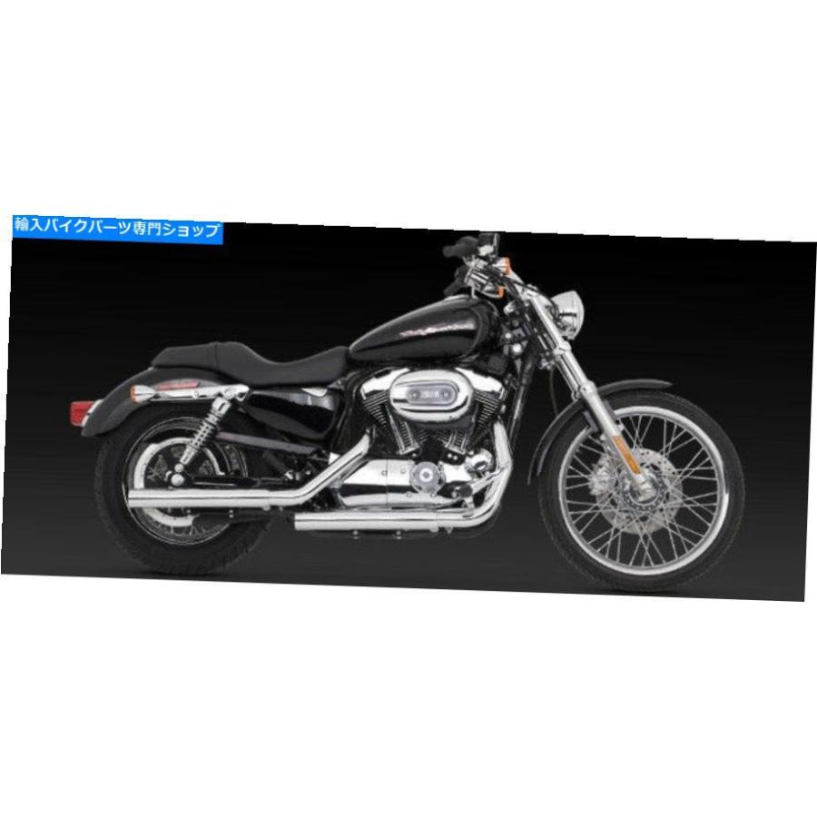 クロームパーツ VANCE＆HINS STRAIESHOTS HS SLIP SCROME排気ハーレー04-13 Sportster XL Vance \u0026 Hines Straightshots HS slip on chrome exhaust Ha
