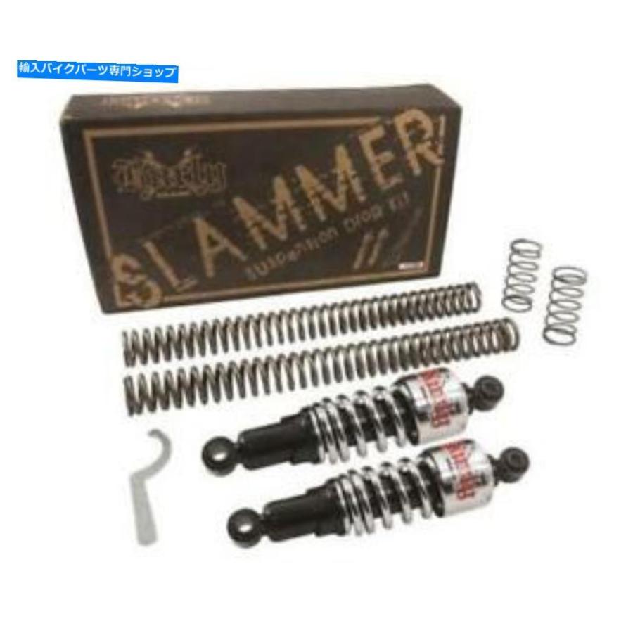 クロームパーツ ブランカル吊り下げキットクロム＃B28-1003ハーレーダビッドソンダイナ Burly Slammer Suspension Drop Kit Chrome #B28-1003 Harley