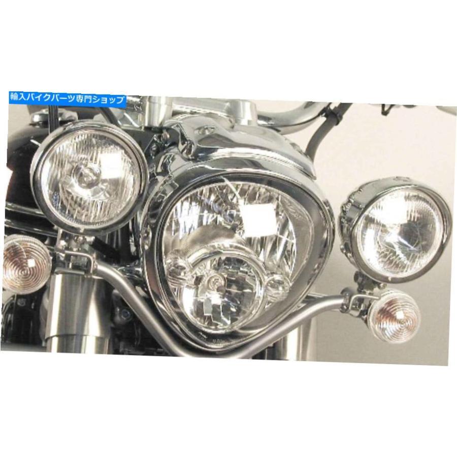 クロームパーツ ヤマハXV1900ミッドナイトスターツインライトセット - Chrome by Hepco＆Becker（2006-） Yamaha XV1900 Midnight Star Twinlight-Set