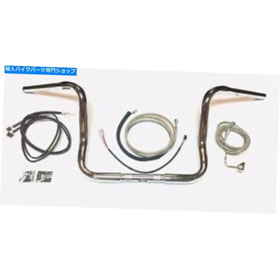 クロームパーツ 12 x 1 1/4 Chromeハンドルバーキットハーレイタフバッガー08-13 Flhtcu 12 x 1 1/4 Chrome Handlebar Kit HarleyTouring Bagger 08-1