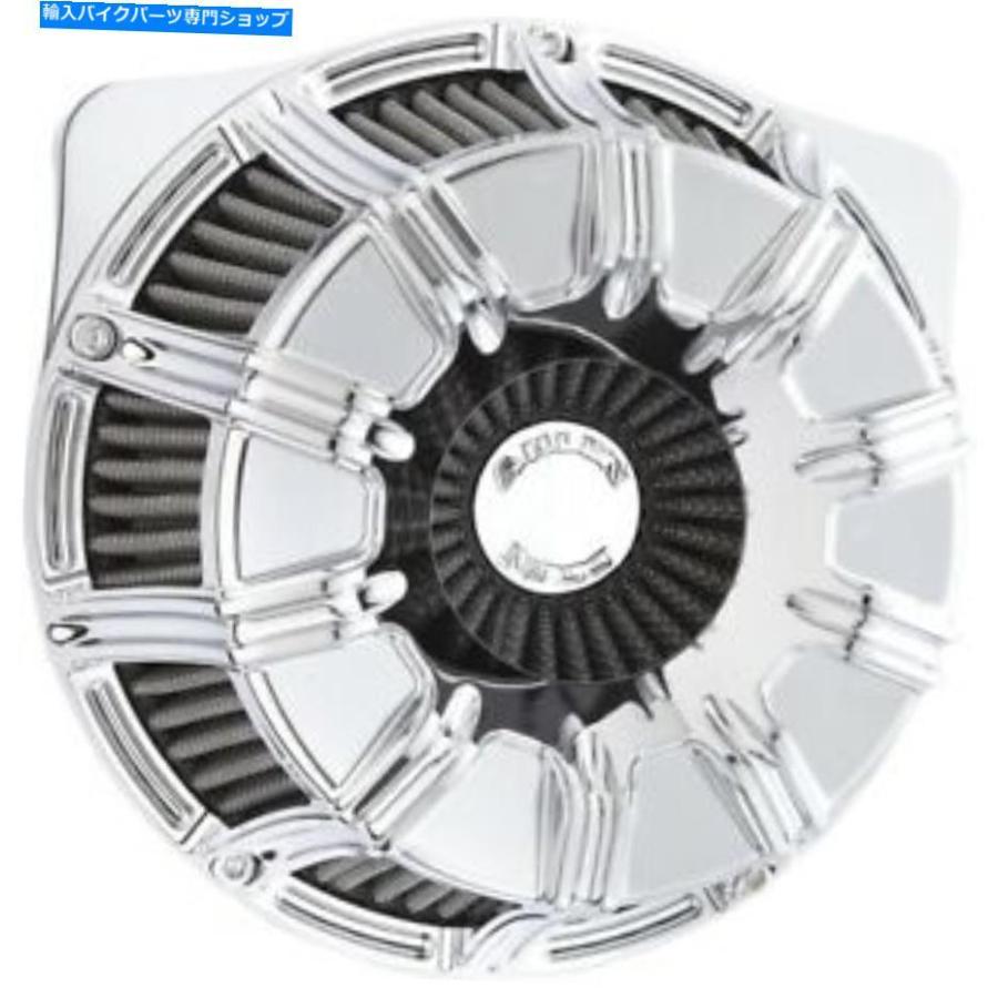 クロームパーツ V-Twin Chrome 10-Gauge用のArlen Ness 18-942逆シリーズエアクリーナキット Arlen Ness 18-942 Inverted Series Air Cleaner Kits fo