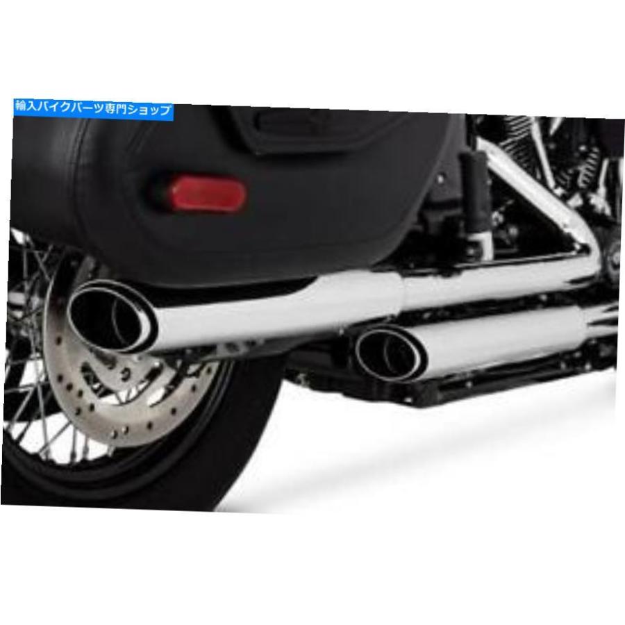 クロームパーツ バンスハインズツインスラッシュマフラークローム16879