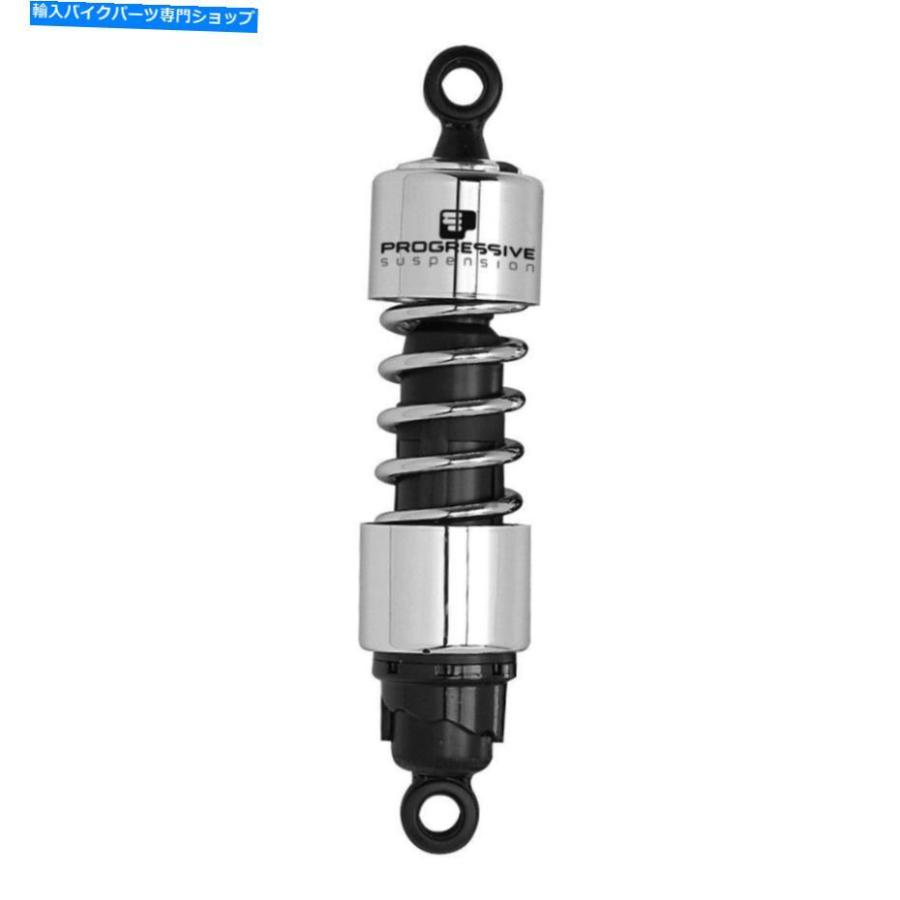 クロームパーツ プログレッシブ412-4234Cクローム12 \"412シリーズヘビーデューティショックホンダ、勝利VTX1 Progressive 412-4234C Chrome 12\" 412 Sの画像