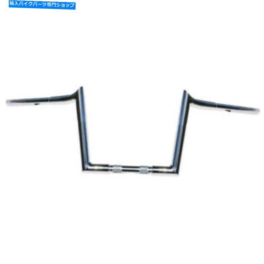 クロームパーツ ワイルド1クローム10 \"ハンドルバー| WO580 Wild 1 Chrome 10\"" Hooked Handlebar | WO580"