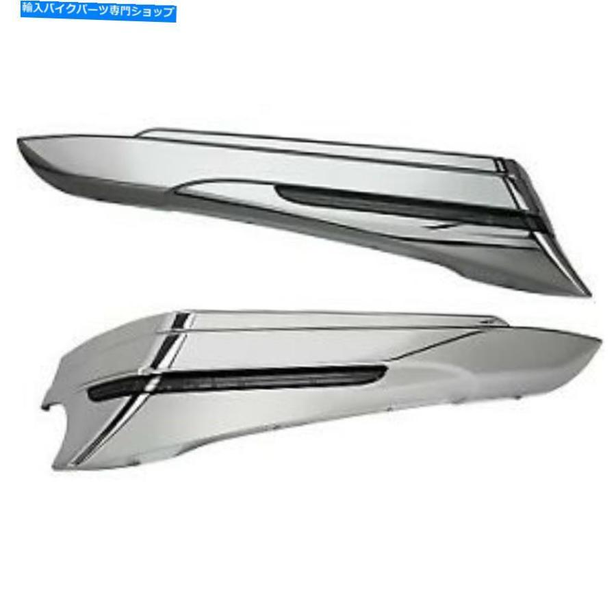 製菓器具セット クロームパーツ CiRO 40102クロムサドルバッグ拡張w / harley flhx