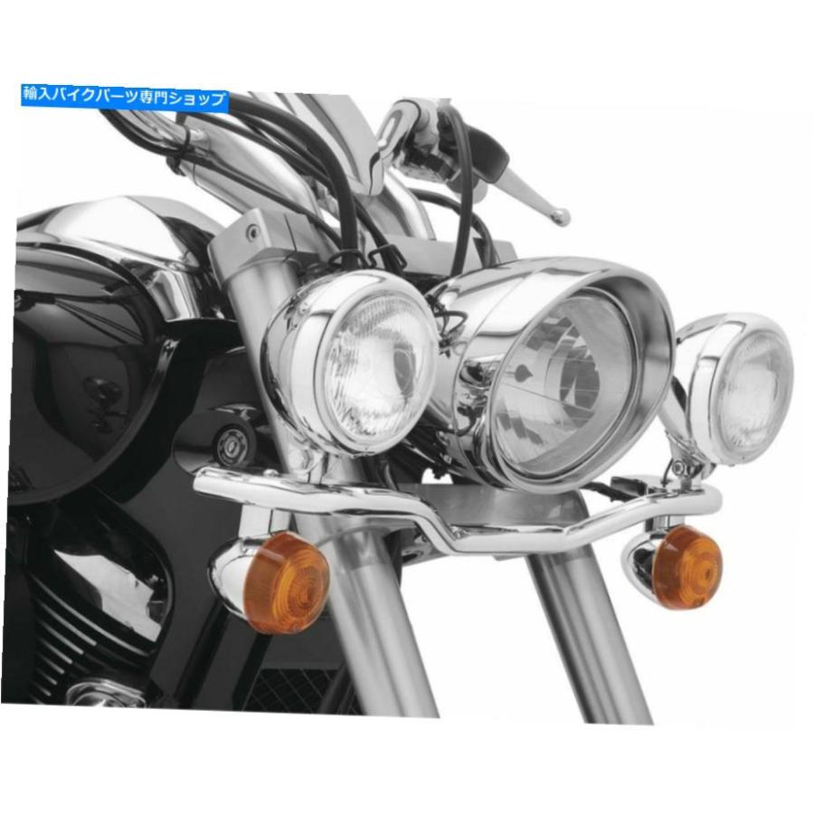 クロームパーツ Honda VTX1300R 2005-2009 Chromeのためのコブラライトバー Cobra Lightbar For Honda VTX1300R 2005-2009 Chrome