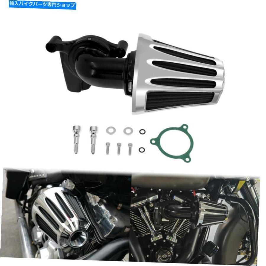クロームパーツ Chromeカット逆エアクリーナーフィルターフィットM8 Touring Sofatil 2018-21 Chrome Cut Inverted Air Cleaner Filter Fit For Harle