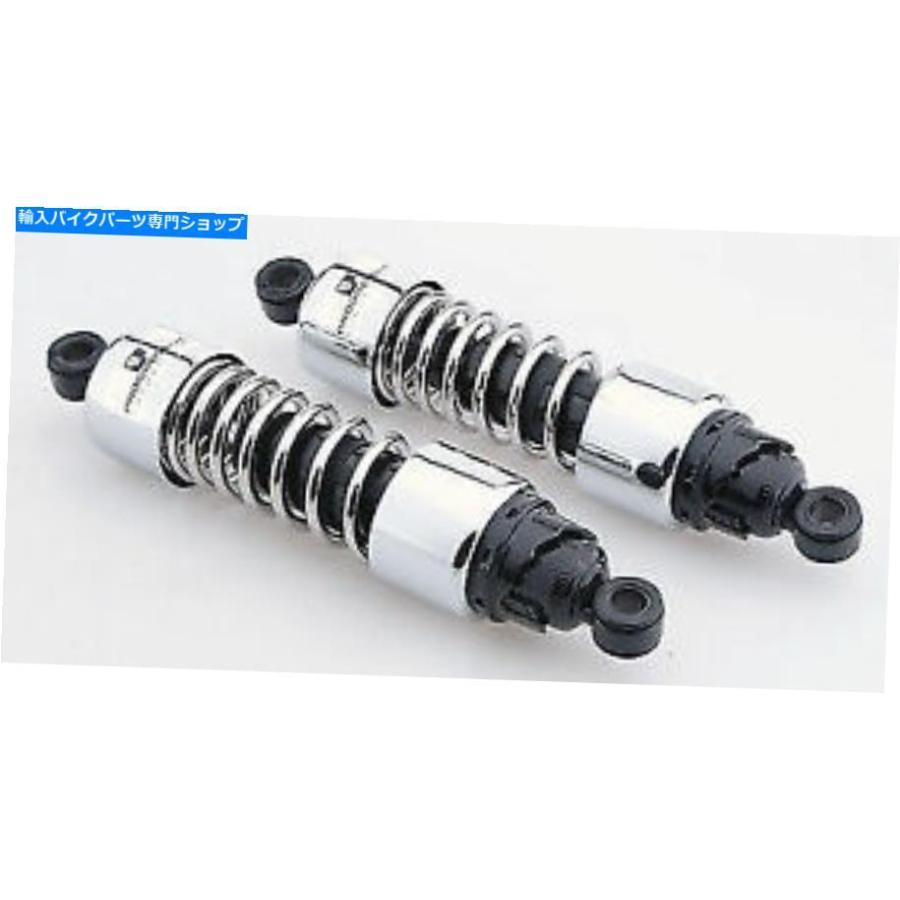クロームパーツ Harley-Davidsonのためのプログレッシブサスペンション412クロム11-1 / 2 \"標準ショック Progressive Suspension 412 Chrome 11-1/2\"