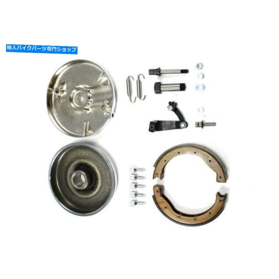クロームパーツ フロントブレーキバッキングプレートキット右側クロムフィットハーレー - ダビッドソン Front Brake Backing Plate Kit Right Side Ch_1