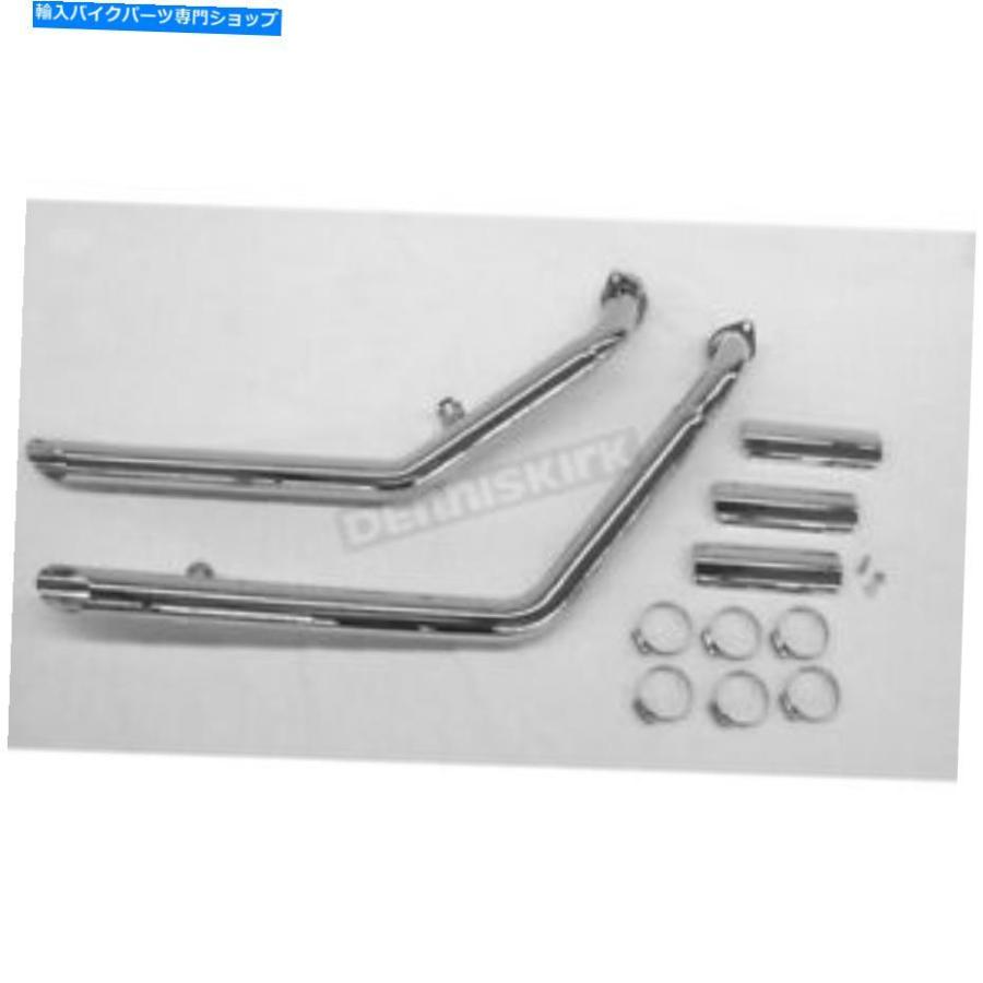 クロームパーツ コブラ2インチスラッシュカットドラッグパイプ排気システム - 1266（CAへの船なし） Cobra 2 in. Slash Cut Drag Pipe Exhaust System