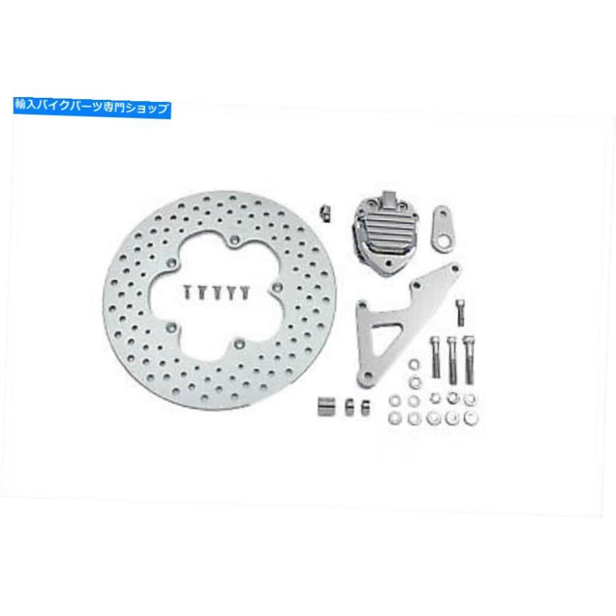 クロームパーツ フロントブレーキキャリパークロムと11-1 / 2ディスクキットフィットハーレーダビッドソン Front Brake Caliper Chrome and 11-1/2 Di