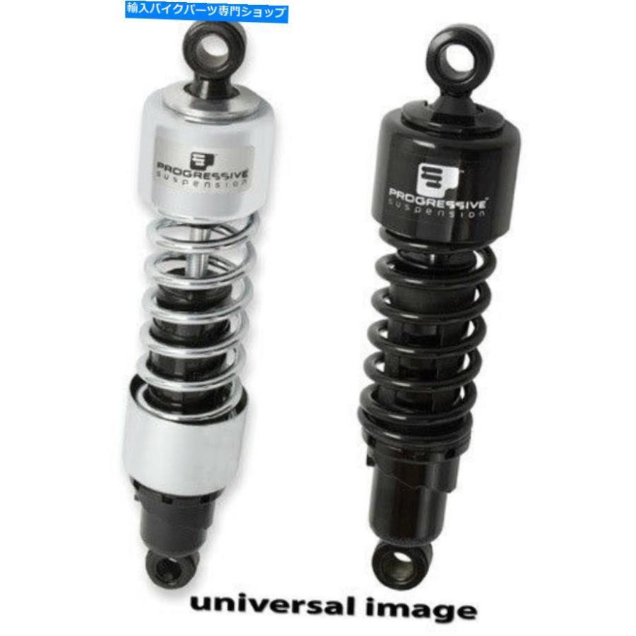 クロームパーツ プログレッシブサスペンション412シリーズショック12 \"クロム＃412-4049Cハーレーダビッドソン Progressive Suspension 412 Series Sh