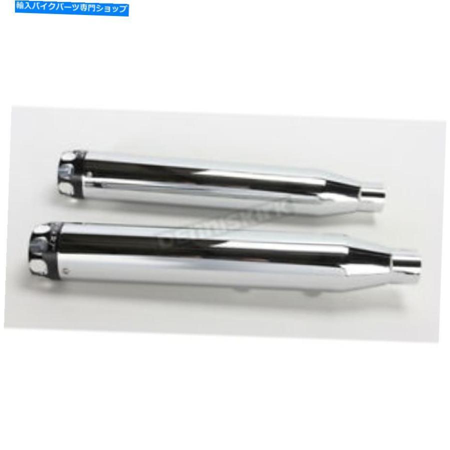 クロームパーツ Rinehart Chrome 3 \"スリップオンマフラー - 500-0202（CAへの船なし） Rinehart Chrome 3\"" Slip-On Mufflers - 500-0202S (no ship t"