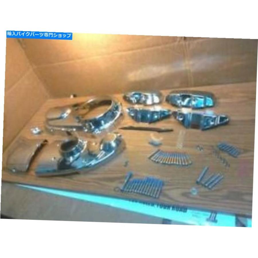 クロームパーツ クロムエンジンカバーはハーレースポーツスターのためのキットをドレスアップします Chrome Engine Cover Dress Up Kit for Harley Sp
