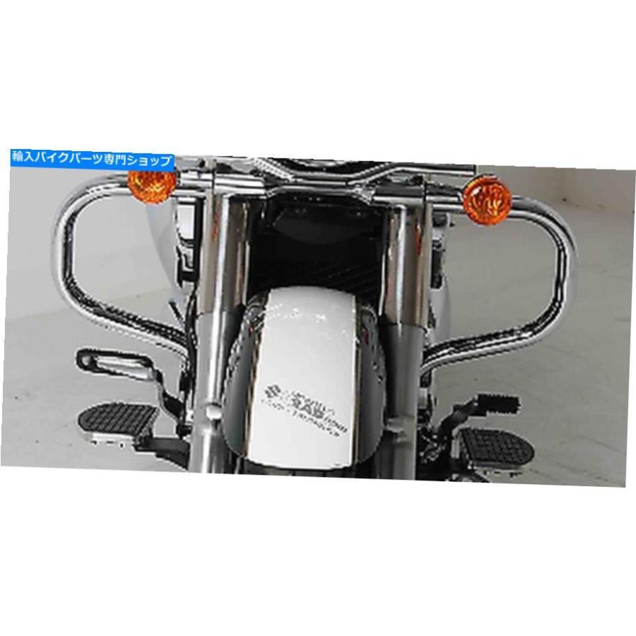 クロームパーツ スズキC800侵入者/ブラック版エンジンガード - Chrome Hepco＆Becker（2009 Suzuki C800 Intruder/Black Edition Engine Guard - Chroの画像