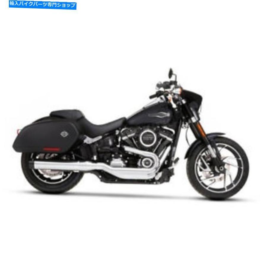 クロームパーツ Rinehart Chrome 4 In。スリップオンマフラーW /ブラックエンドキャップ - 500-1230 Rinehart Chrome 4 in. Slip-On Muffler w/Black
