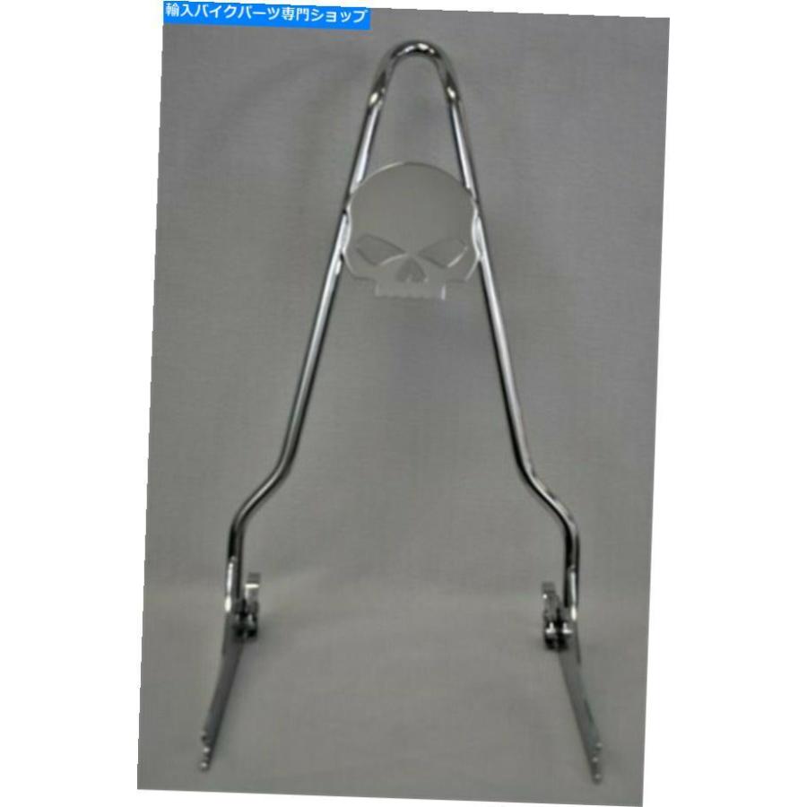 クロームパーツ Chrome 2006-2017 DYNAクイックリリーススカルシシーバー-18 \" CHROME 2006-2017 Dyna Quick Release Skull Sissy Bar -18\"""_2