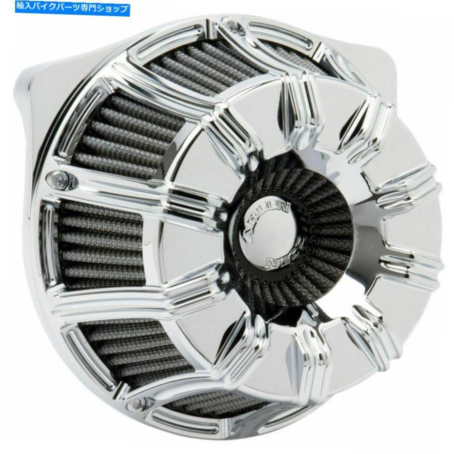 クロームパーツ Arlen Ness Chrome逆シリーズ10ゲージステージ1エアクリーナーハーレー99-15 T / C Arlen Ness Chrome Inverted Series 10-Gauge Stag
