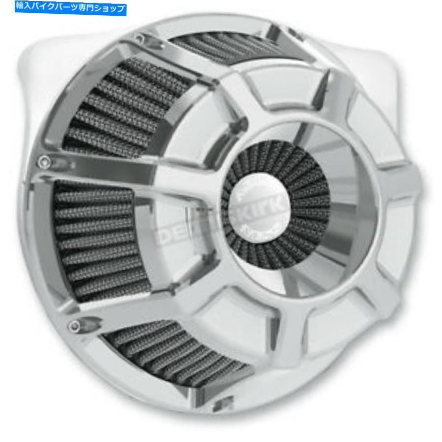 クロームパーツ Arlen Ness Chrome Bevelled逆シリーズエアクリーナキット - 18-934 Arlen Ness Chrome Bevelled Inverted Series Air Cleaner Kit -