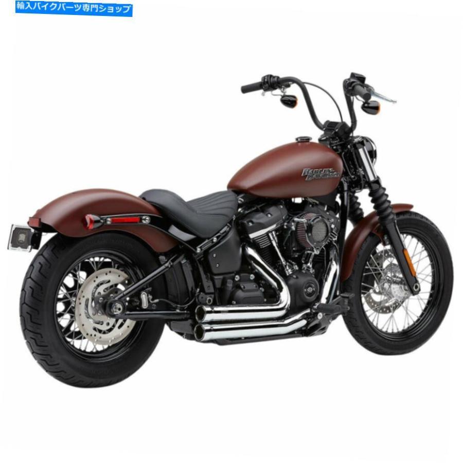 クロームパーツ COBRA Chrome 909エキゾースト2：2システム2018-19ハーレーソフトFXBB / FXLR / FLSL / FLDE Cobra Chrome 909 Exhaust 2:2 System 20
