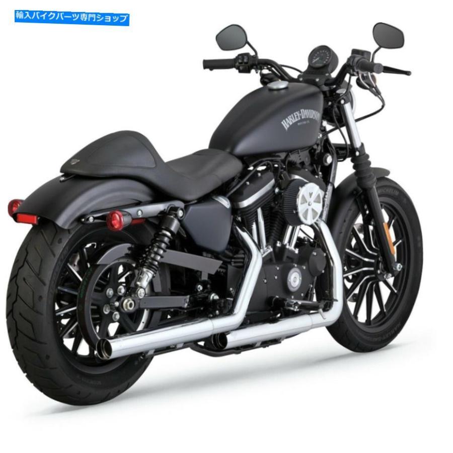 クロームパーツ 排気VAHにHSクロームスリップ。 16863 14~20ハーリースポーツスター Straightshots HS Chrome Slip On Exhaust VaH. 16863 For 14-20
