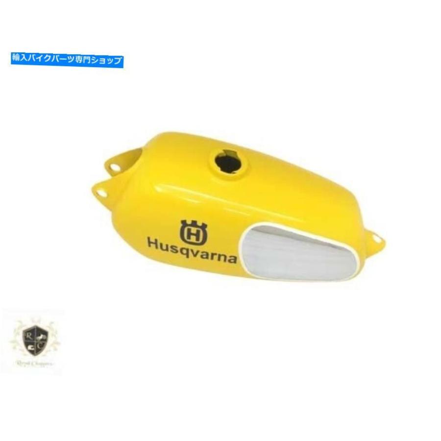 クローム部分品 Husqvarna 1974 クロム 250 WR 250 Mag Relel＆Chrome Steel Tank |相応うする HUSQVARNA 1974 CR 250 WR 250 MAG REPRO YELLOW \u0026 CHROM バイク-その他フレーム関連用品