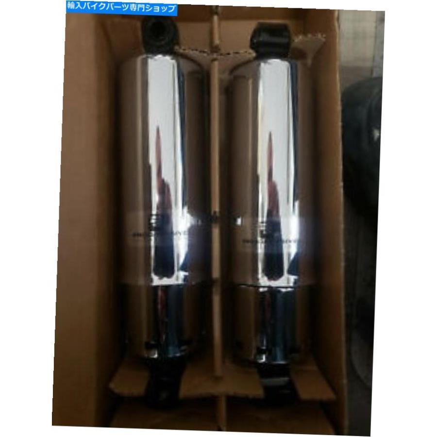 クロームパーツ Harley 2013-2017 Dynaのためのプログレッシブサスペンションショックセットクローム11 \"＃412-4047c PROGRESSIVE SUSPENSION SHOCK S"