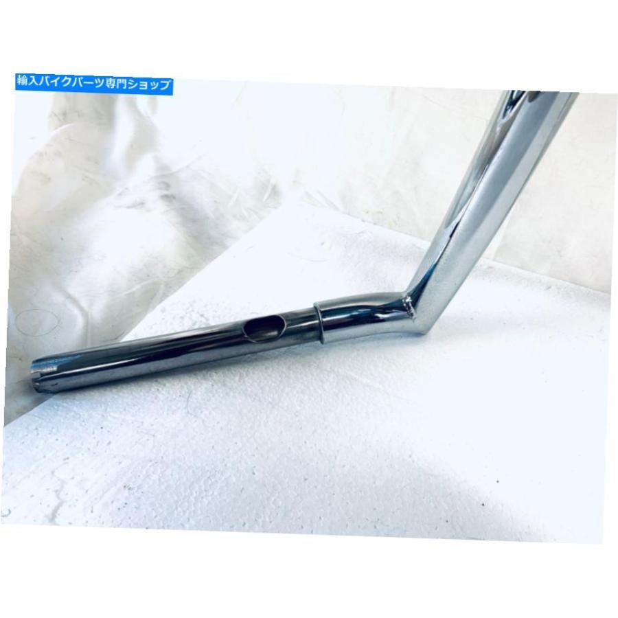 クロームパーツ Harley Davidson 14 \"Rise Aphangersハンドルバー* Chrome * 2008-2013 Road King Harley Davidson 14\"" Rise Apehangers Handle Bars"_1