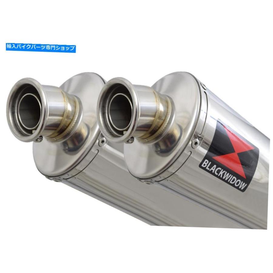 クロームパーツ ヤマハTDM 900 2-2排気サイレンサーキットオーバルステンレス鋼サイレンサー400SS Yamaha TDM 900 2-2 Exhaust Silencer Kit Oval Staの画像