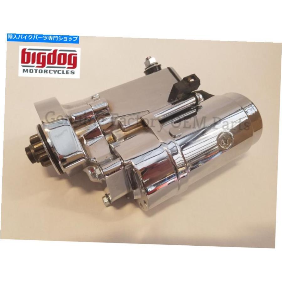 クロームパーツ ビッグドッグオートバイ2005-2011スターター - 新（OEM） - 工場 - 2.0kw Big Dog Motorcycles 2005-2011 Starter - NEW (OEM) - Fact